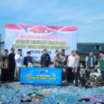 Ribuan Miras dan Ratusan Knalpot Brong Hasil Penindakan di Klaten Dimusnahkan/polres Klaten