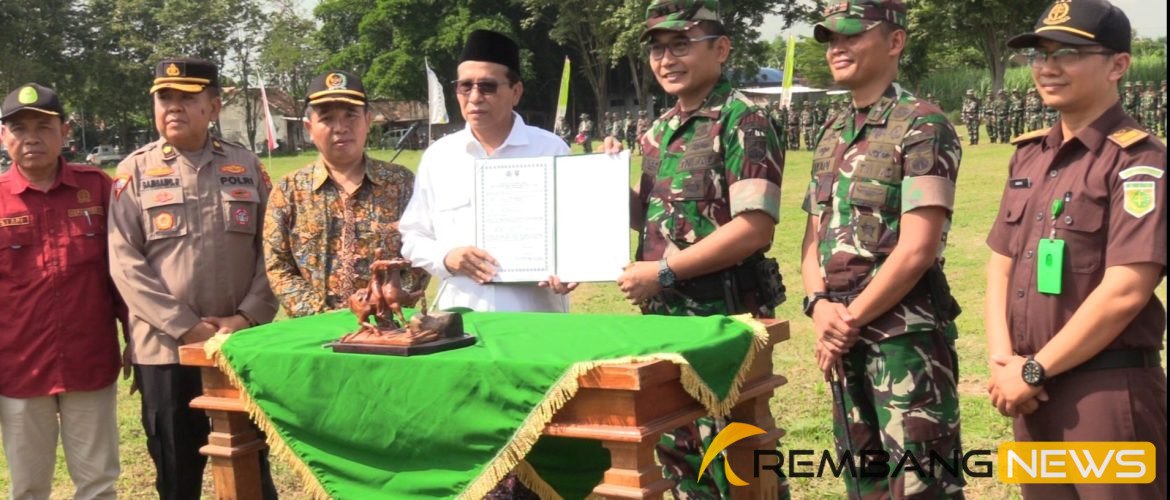 Pembangunan Jembatan hingga Jalan di Desa Waru Terlaksana Lewat Program TMMD /rembangkab Pembangunan Jembatan hingga Jalan di Desa Waru Terlaksana Lewat Program TMMD /rembangkab