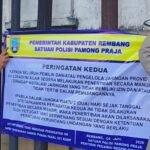 Tiang dan Kabel Internet di Rembang Semrawut, Pemkab Turun Tangan/rembangkab