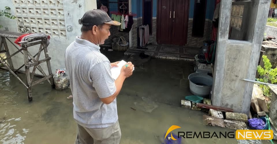 Banjir rob di Rembang/rembangkab Banjir rob di Rembang/rembangkab
