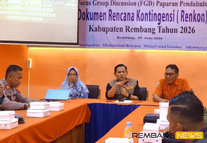 Hadapi Potensi Musim Kemarau, BPBD Susun Dokumen Rencana Kontinjensi/rembangkab