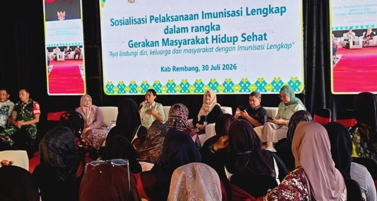 Kemenkes dan Dinkes Rembang Ajak Masyarakat Sukseskan Program Imunisasi/rembangkab Kemenkes dan Dinkes Rembang Ajak Masyarakat Sukseskan Program Imunisasi/rembangkab