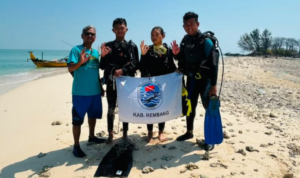 Bendera Merah Putih Bakal Dikibarkan di Bawah Laut Perairan Pulau Gede Rembang/rembangkab
