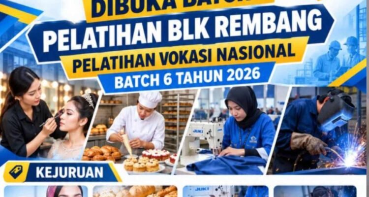BLK Rembang Buka Pelatihan Kerja Gratis, Ada 4 Kejuruan/rembangkab BLK Rembang Buka Pelatihan Kerja Gratis, Ada 4 Kejuruan/rembangkab